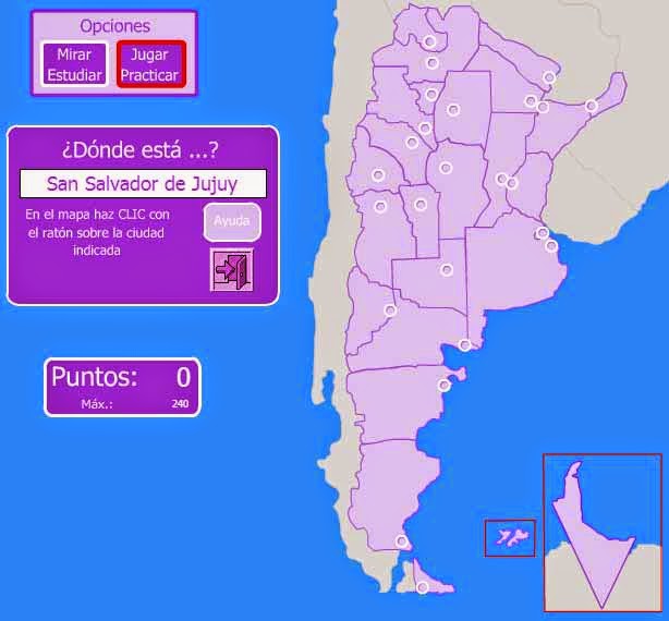 Capitales y Provincias