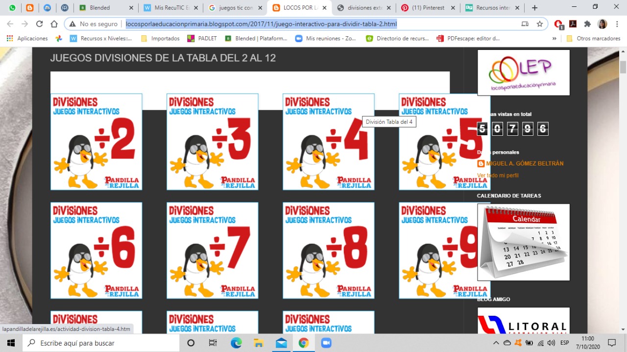 LOCOS POR LAS DIVISIONES