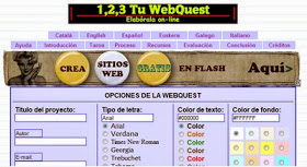 GENERADOR DE WebQuest